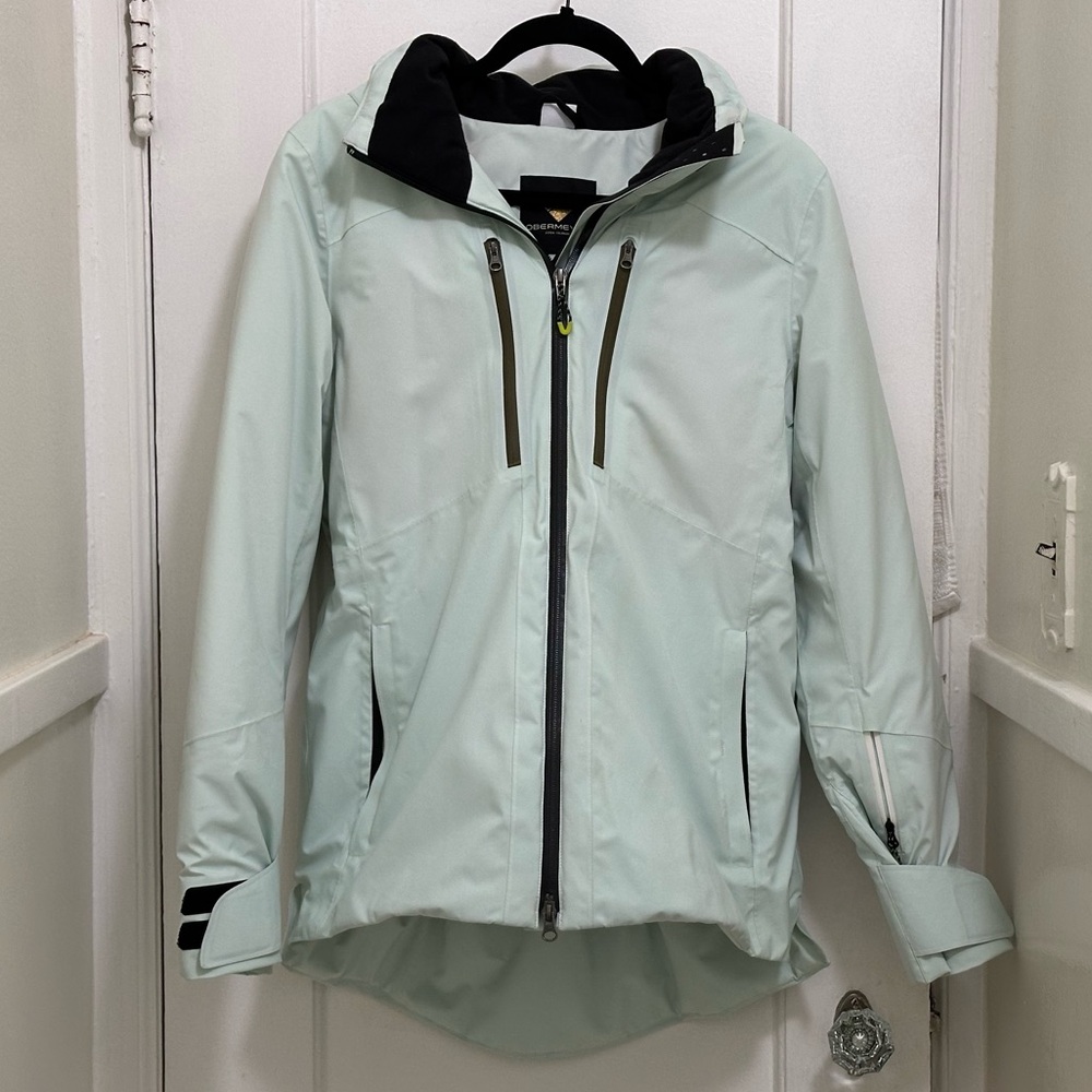 Obermeyer women’s first chair jacket size m mint green teal